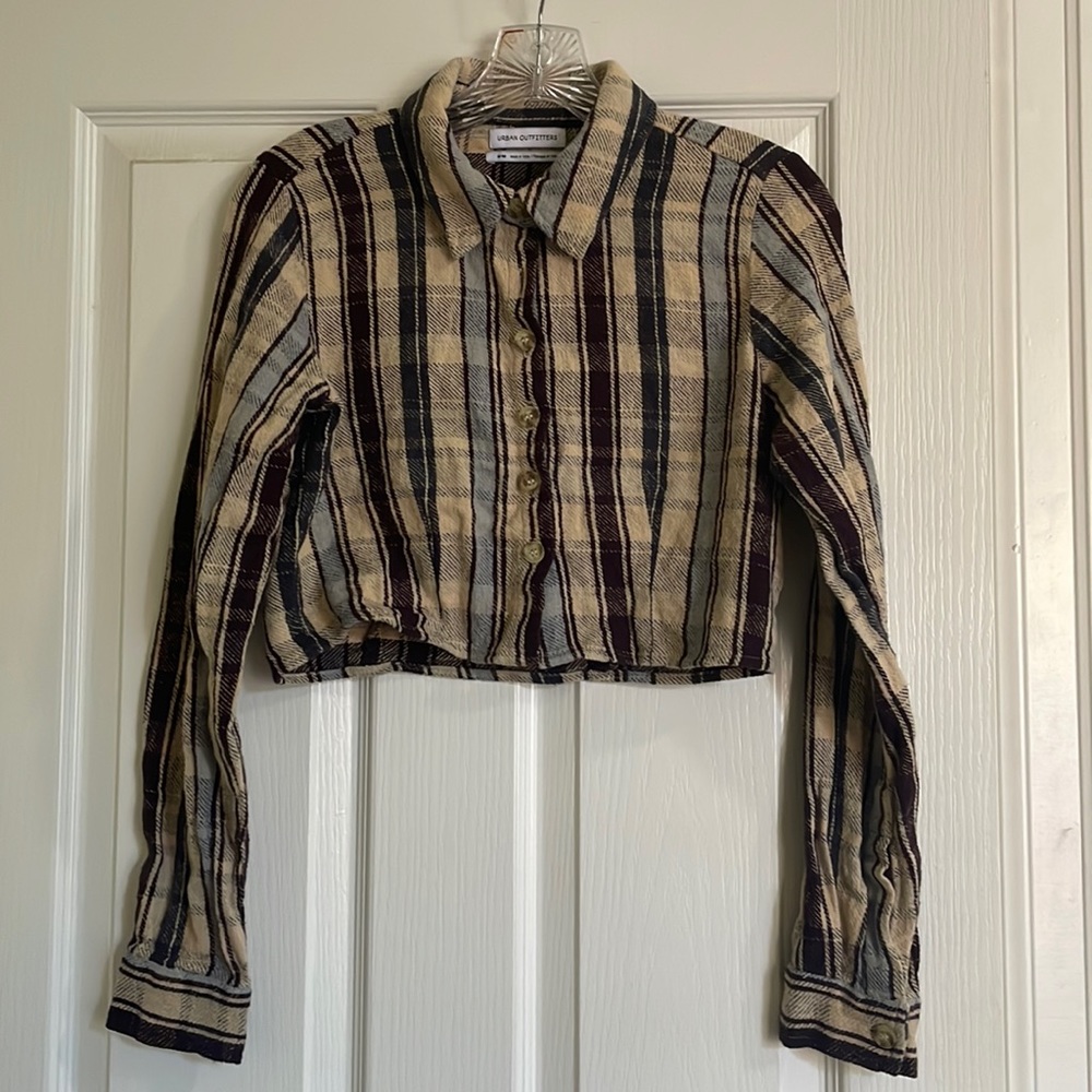 Urban Outfitters cropped flannel